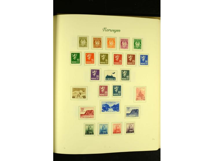 1855/1995, postfrische, ungebrauchte und gestempelte Sammlung mit u.a. Mi.-Nr. 1, 6-10, 38 etc.; in 2 Borek-Alben