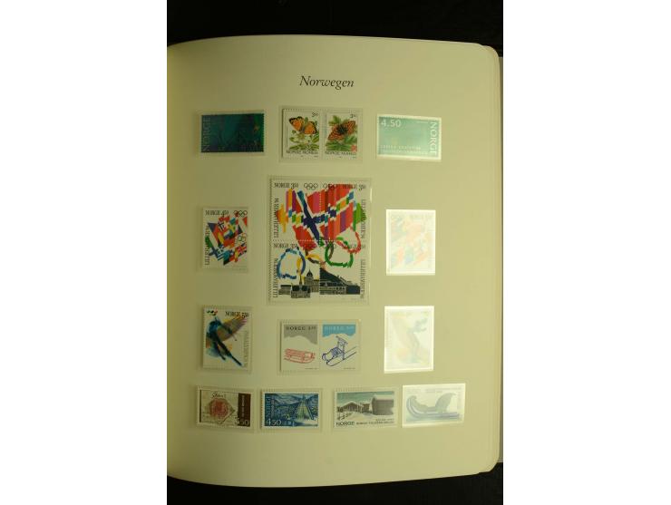 1855/1995, postfrische, ungebrauchte und gestempelte Sammlung mit u.a. Mi.-Nr. 1, 6-10, 38 etc.; in 2 Borek-Alben