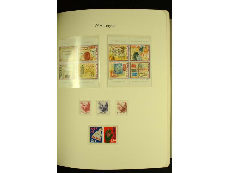 1855/1995, postfrische, ungebrauchte und gestempelte Sammlung mit u.a. Mi.-Nr. 1, 6-10, 38 etc.; in 2 Borek-Alben