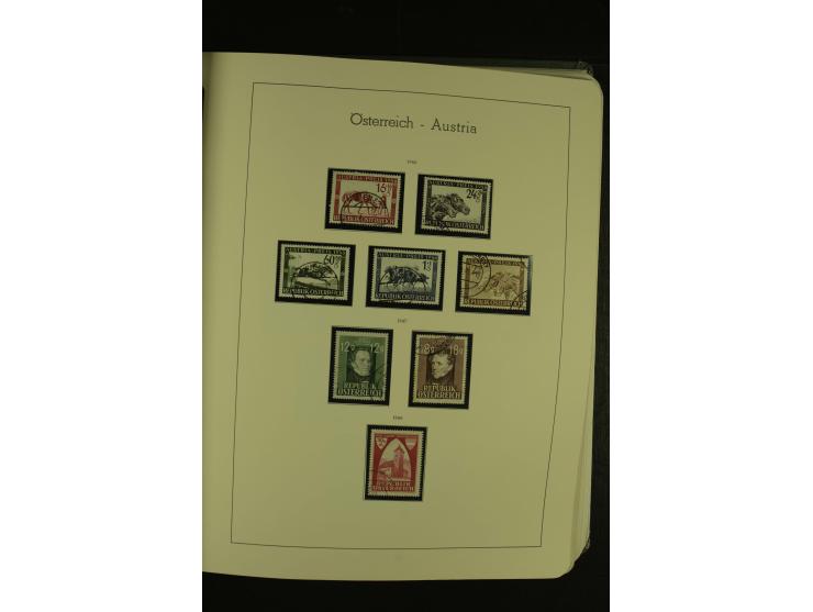 1945/85 (ca.), in den Hauptnummern augenscheinlich komplette Sammlung mit Mi.-Nr. Va-d, diese und Grazer Aufdrucke postfrisch