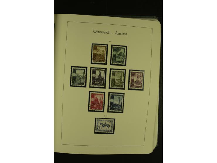 1945/85 (ca.), in den Hauptnummern augenscheinlich komplette Sammlung mit Mi.-Nr. Va-d, diese und Grazer Aufdrucke postfrisch