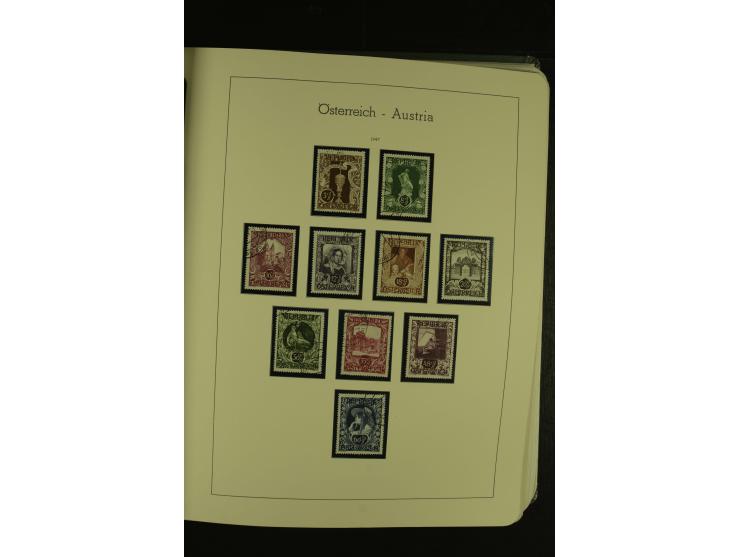 1945/85 (ca.), in den Hauptnummern augenscheinlich komplette Sammlung mit Mi.-Nr. Va-d, diese und Grazer Aufdrucke postfrisch