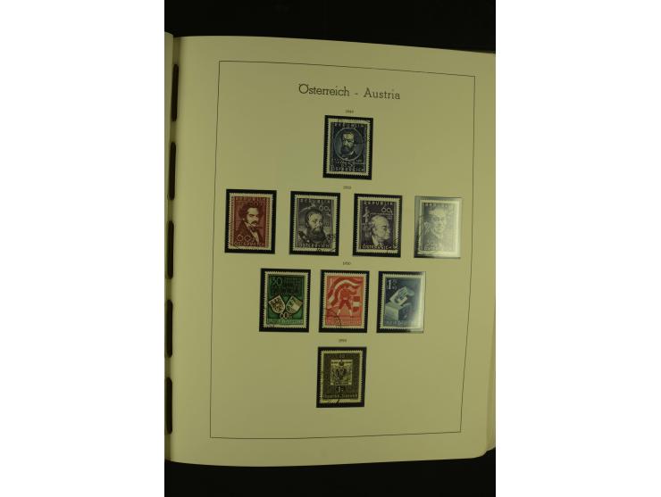 1945/85 (ca.), in den Hauptnummern augenscheinlich komplette Sammlung mit Mi.-Nr. Va-d, diese und Grazer Aufdrucke postfrisch