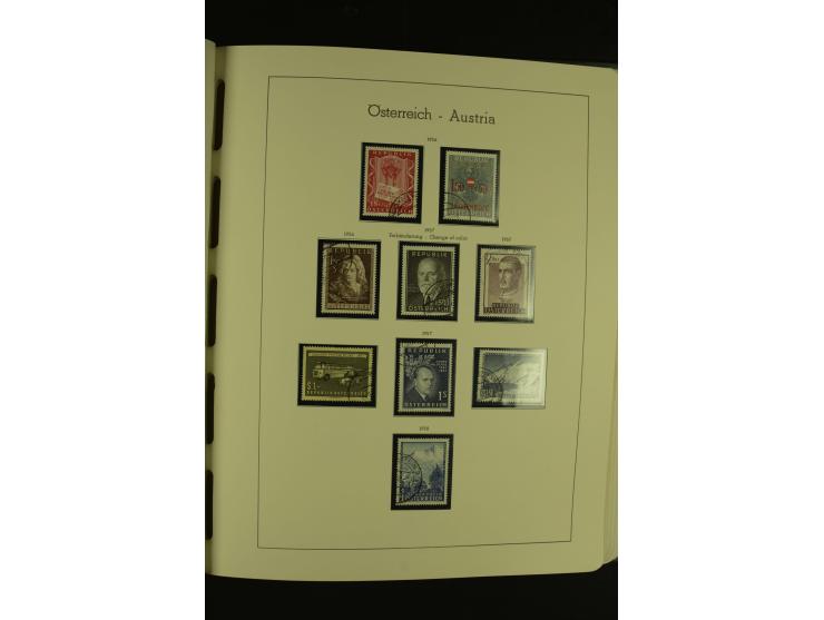 1945/85 (ca.), in den Hauptnummern augenscheinlich komplette Sammlung mit Mi.-Nr. Va-d, diese und Grazer Aufdrucke postfrisch