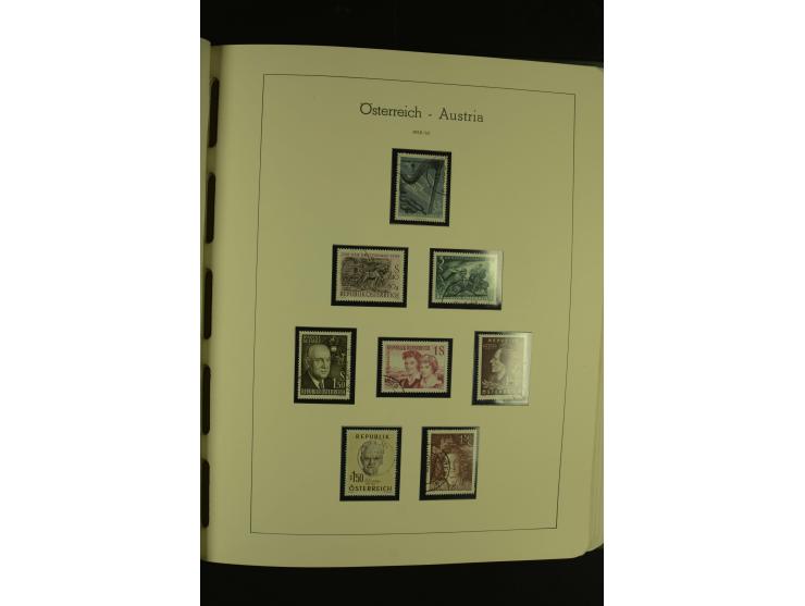1945/85 (ca.), in den Hauptnummern augenscheinlich komplette Sammlung mit Mi.-Nr. Va-d, diese und Grazer Aufdrucke postfrisch