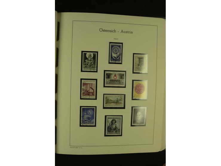 1945/85 (ca.), in den Hauptnummern augenscheinlich komplette Sammlung mit Mi.-Nr. Va-d, diese und Grazer Aufdrucke postfrisch