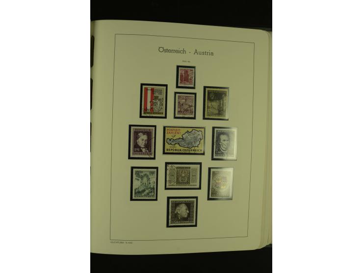 1945/85 (ca.), in den Hauptnummern augenscheinlich komplette Sammlung mit Mi.-Nr. Va-d, diese und Grazer Aufdrucke postfrisch