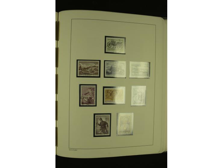 1945/85 (ca.), in den Hauptnummern augenscheinlich komplette Sammlung mit Mi.-Nr. Va-d, diese und Grazer Aufdrucke postfrisch