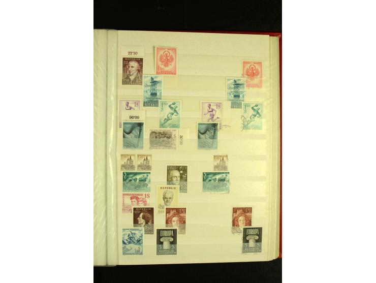 1945/81, postfrische und teils gestempelte Sammlung mit einigen besseren Ausgaben in 2 Steckbüchern