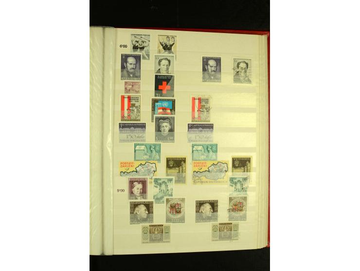 1945/81, postfrische und teils gestempelte Sammlung mit einigen besseren Ausgaben in 2 Steckbüchern