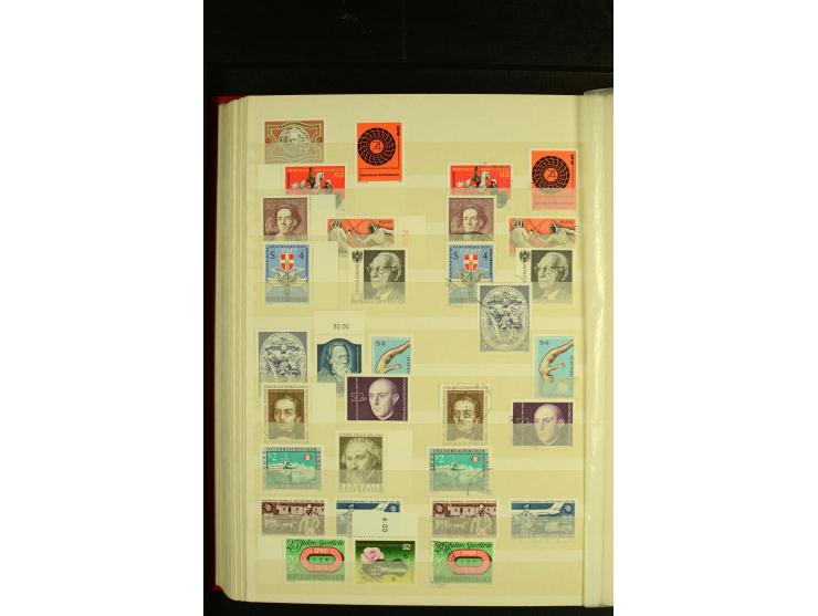 1945/81, postfrische und teils gestempelte Sammlung mit einigen besseren Ausgaben in 2 Steckbüchern