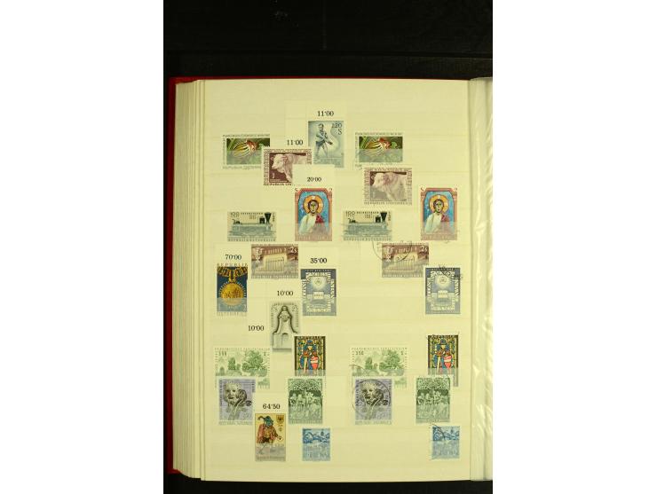 1945/81, postfrische und teils gestempelte Sammlung mit einigen besseren Ausgaben in 2 Steckbüchern