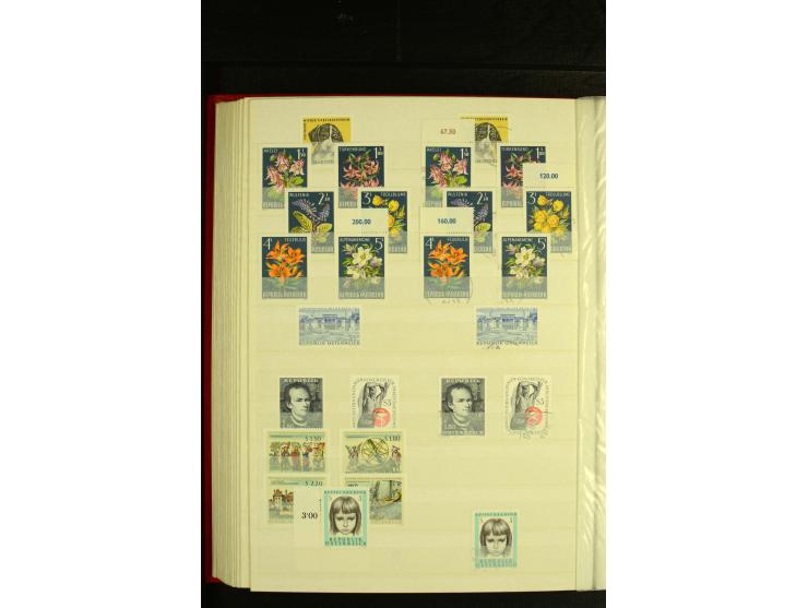 1945/81, postfrische und teils gestempelte Sammlung mit einigen besseren Ausgaben in 2 Steckbüchern