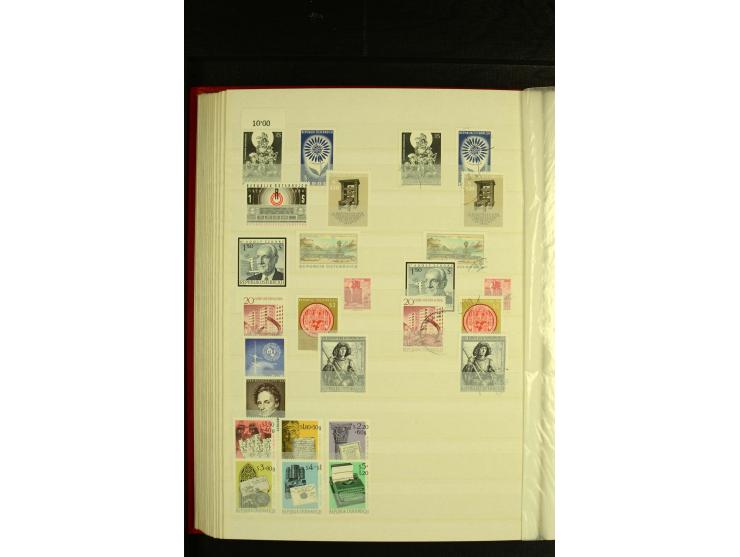 1945/81, postfrische und teils gestempelte Sammlung mit einigen besseren Ausgaben in 2 Steckbüchern