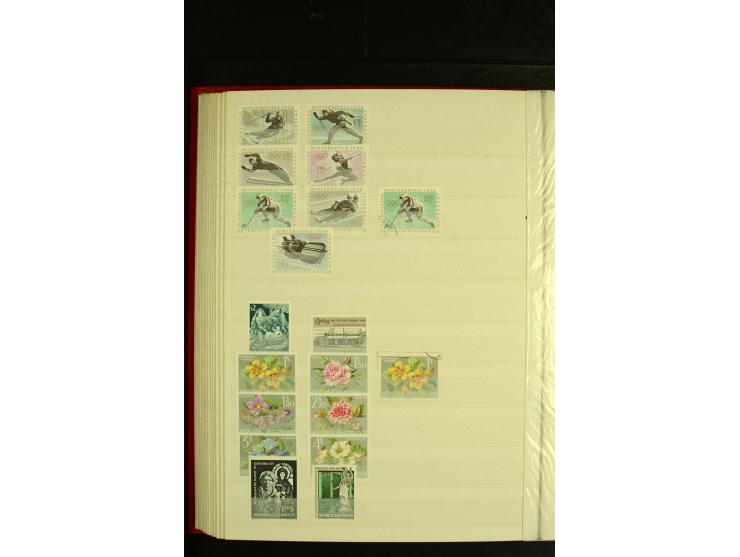 1945/81, postfrische und teils gestempelte Sammlung mit einigen besseren Ausgaben in 2 Steckbüchern