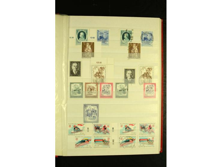 1945/81, postfrische und teils gestempelte Sammlung mit einigen besseren Ausgaben in 2 Steckbüchern