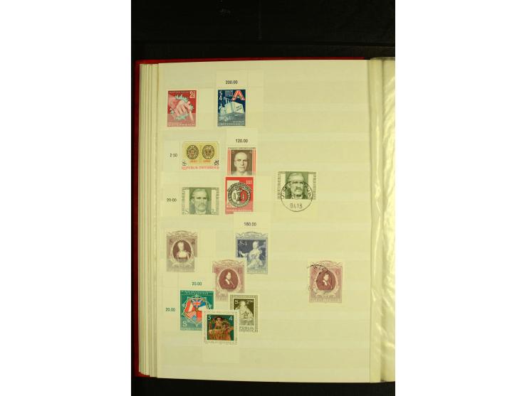 1945/81, postfrische und teils gestempelte Sammlung mit einigen besseren Ausgaben in 2 Steckbüchern