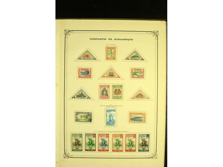 1892/1940, schöne, vorwiegend ungebrauchte Sammlung, sauber auf Blättern mit diversen besseren Werten, meist gute Erhaltung