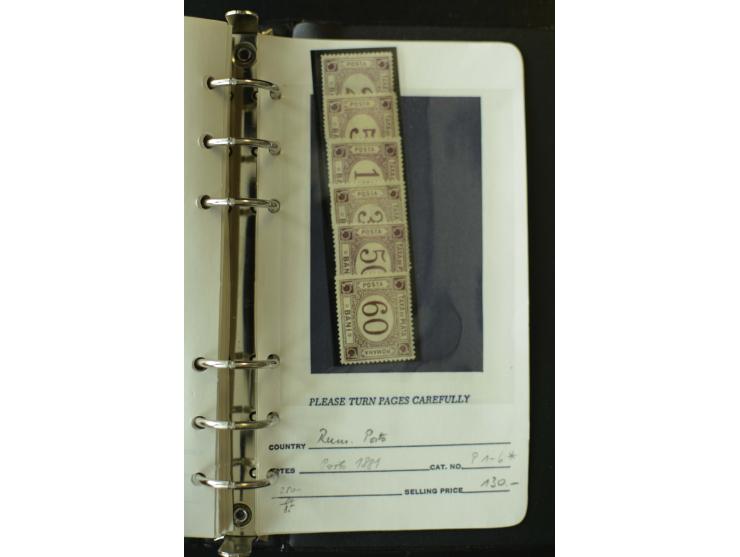 1858/1944, postfrische, ungebrauchte und gestempelte Partie mit u.a. Mi.-Nr. 5Iy, 6ay, 6by, 7ay, 7by etc., auch Werte mit gut