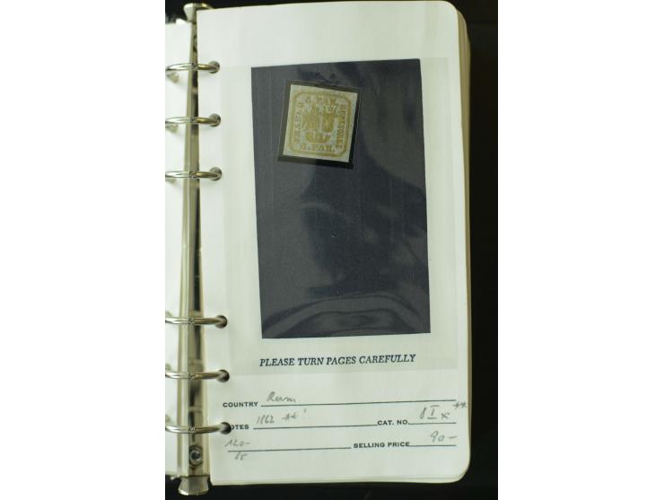 1858/1944, postfrische, ungebrauchte und gestempelte Partie mit u.a. Mi.-Nr. 5Iy, 6ay, 6by, 7ay, 7by etc., auch Werte mit gut