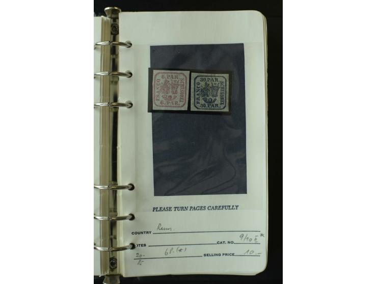 1858/1944, postfrische, ungebrauchte und gestempelte Partie mit u.a. Mi.-Nr. 5Iy, 6ay, 6by, 7ay, 7by etc., auch Werte mit gut