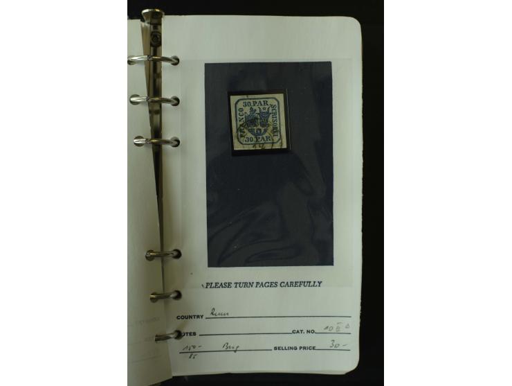 1858/1944, postfrische, ungebrauchte und gestempelte Partie mit u.a. Mi.-Nr. 5Iy, 6ay, 6by, 7ay, 7by etc., auch Werte mit gut