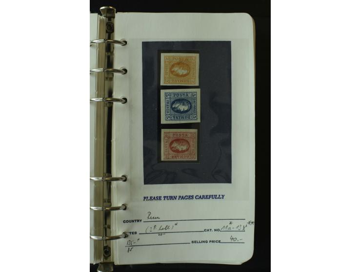 1858/1944, postfrische, ungebrauchte und gestempelte Partie mit u.a. Mi.-Nr. 5Iy, 6ay, 6by, 7ay, 7by etc., auch Werte mit gut
