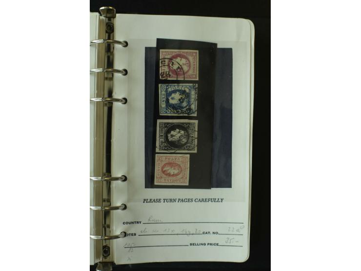 1858/1944, postfrische, ungebrauchte und gestempelte Partie mit u.a. Mi.-Nr. 5Iy, 6ay, 6by, 7ay, 7by etc., auch Werte mit gut