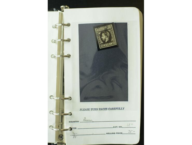 1858/1944, postfrische, ungebrauchte und gestempelte Partie mit u.a. Mi.-Nr. 5Iy, 6ay, 6by, 7ay, 7by etc., auch Werte mit gut
