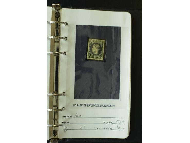 1858/1944, postfrische, ungebrauchte und gestempelte Partie mit u.a. Mi.-Nr. 5Iy, 6ay, 6by, 7ay, 7by etc., auch Werte mit gut