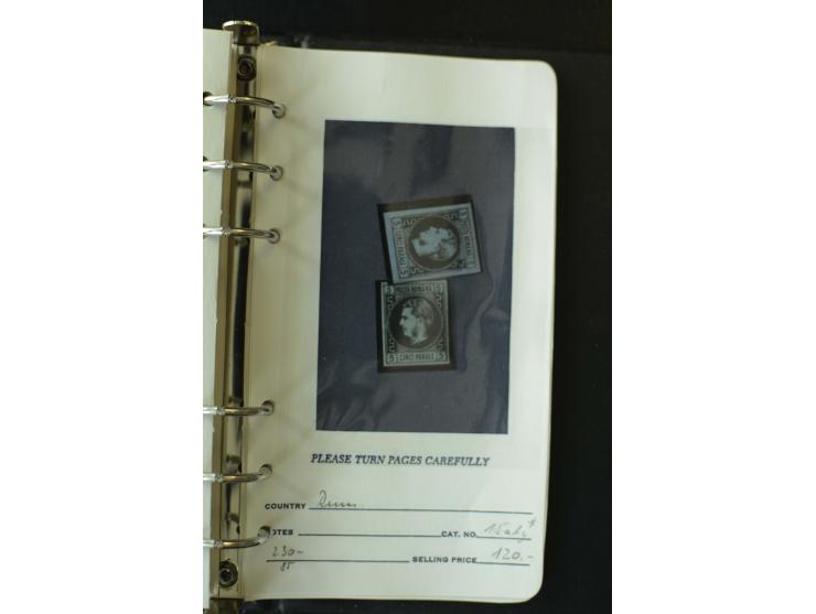 1858/1944, postfrische, ungebrauchte und gestempelte Partie mit u.a. Mi.-Nr. 5Iy, 6ay, 6by, 7ay, 7by etc., auch Werte mit gut