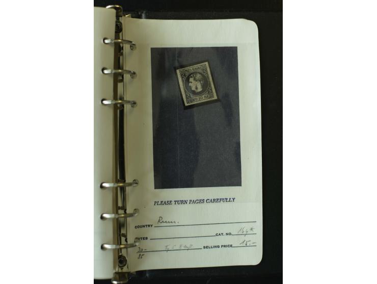 1858/1944, postfrische, ungebrauchte und gestempelte Partie mit u.a. Mi.-Nr. 5Iy, 6ay, 6by, 7ay, 7by etc., auch Werte mit gut