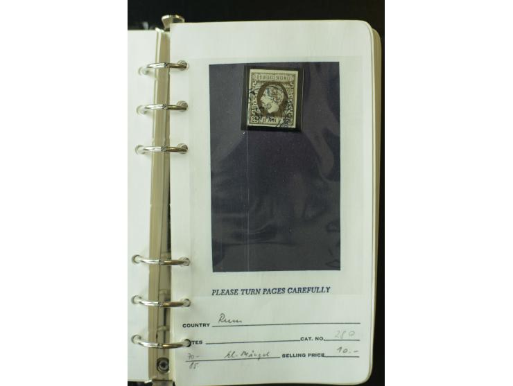 1858/1944, postfrische, ungebrauchte und gestempelte Partie mit u.a. Mi.-Nr. 5Iy, 6ay, 6by, 7ay, 7by etc., auch Werte mit gut