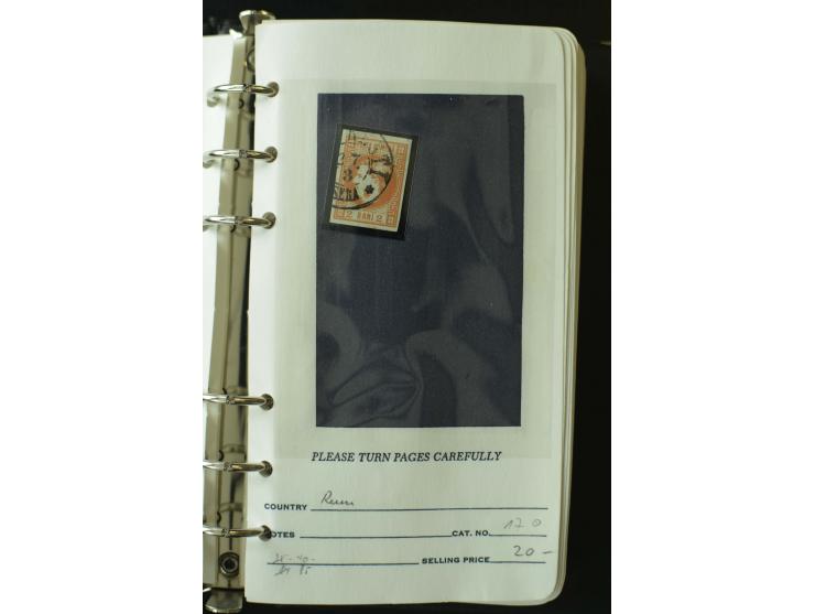 1858/1944, postfrische, ungebrauchte und gestempelte Partie mit u.a. Mi.-Nr. 5Iy, 6ay, 6by, 7ay, 7by etc., auch Werte mit gut