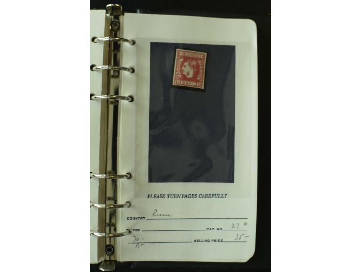 1858/1944, postfrische, ungebrauchte und gestempelte Partie mit u.a. Mi.-Nr. 5Iy, 6ay, 6by, 7ay, 7by etc., auch Werte mit gut