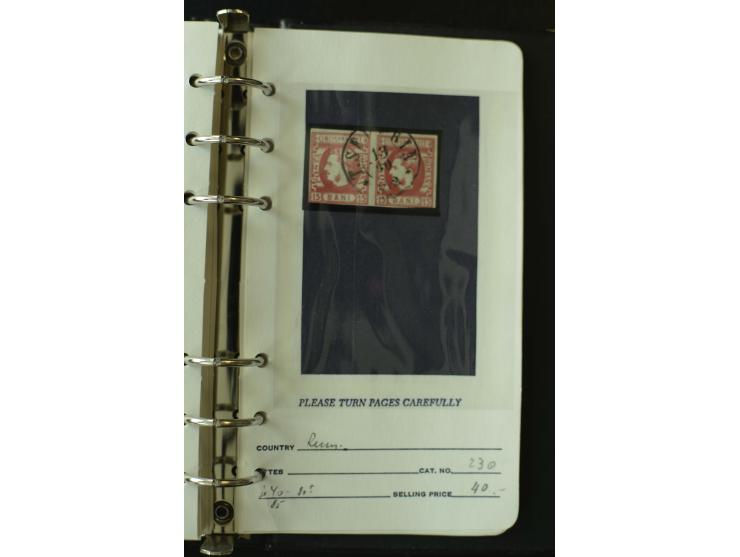 1858/1944, postfrische, ungebrauchte und gestempelte Partie mit u.a. Mi.-Nr. 5Iy, 6ay, 6by, 7ay, 7by etc., auch Werte mit gut