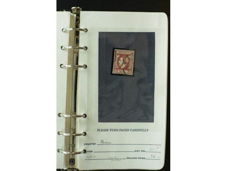 1858/1944, postfrische, ungebrauchte und gestempelte Partie mit u.a. Mi.-Nr. 5Iy, 6ay, 6by, 7ay, 7by etc., auch Werte mit gut