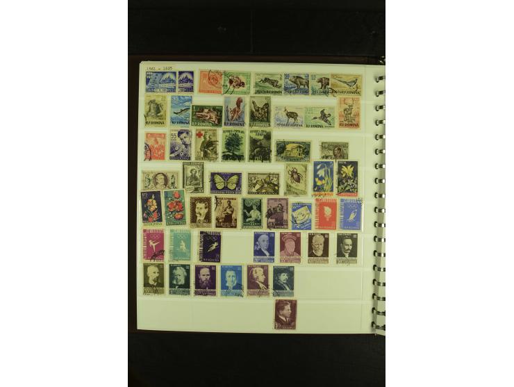 1858/1991, am Anfang meist ungebrauchte und gestempelte Sammlung mit Doubletten in 2 Alben, dabei Blockausgaben ab Nr. 1, pos