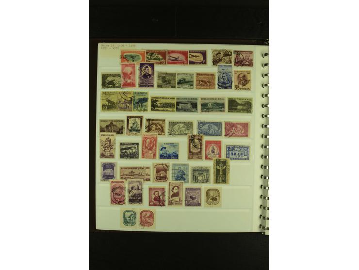 1858/1991, am Anfang meist ungebrauchte und gestempelte Sammlung mit Doubletten in 2 Alben, dabei Blockausgaben ab Nr. 1, pos