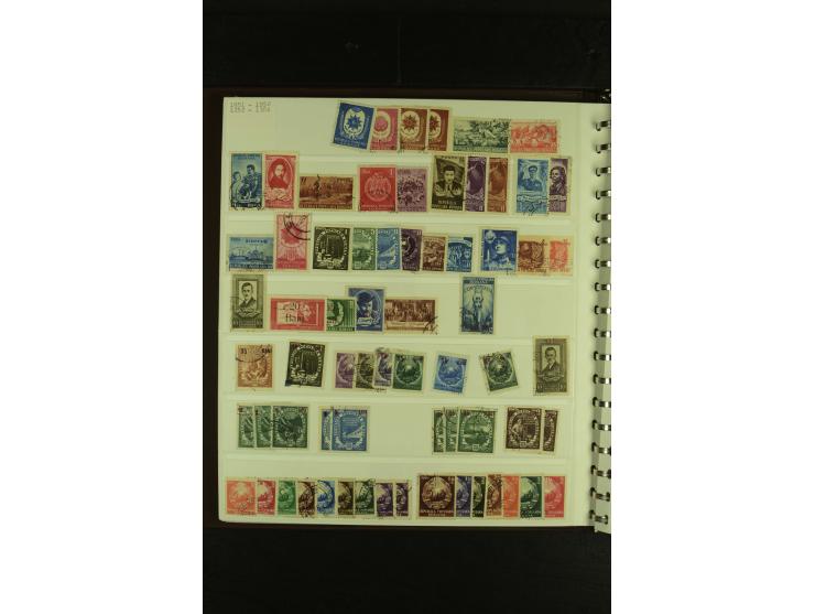 1858/1991, am Anfang meist ungebrauchte und gestempelte Sammlung mit Doubletten in 2 Alben, dabei Blockausgaben ab Nr. 1, pos