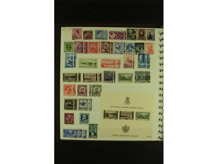 1858/1991, am Anfang meist ungebrauchte und gestempelte Sammlung mit Doubletten in 2 Alben, dabei Blockausgaben ab Nr. 1, pos