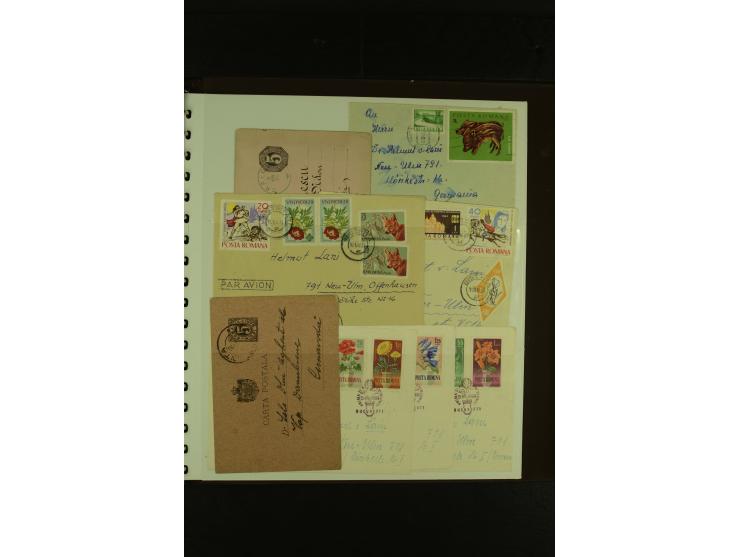 1858/1991, am Anfang meist ungebrauchte und gestempelte Sammlung mit Doubletten in 2 Alben, dabei Blockausgaben ab Nr. 1, pos