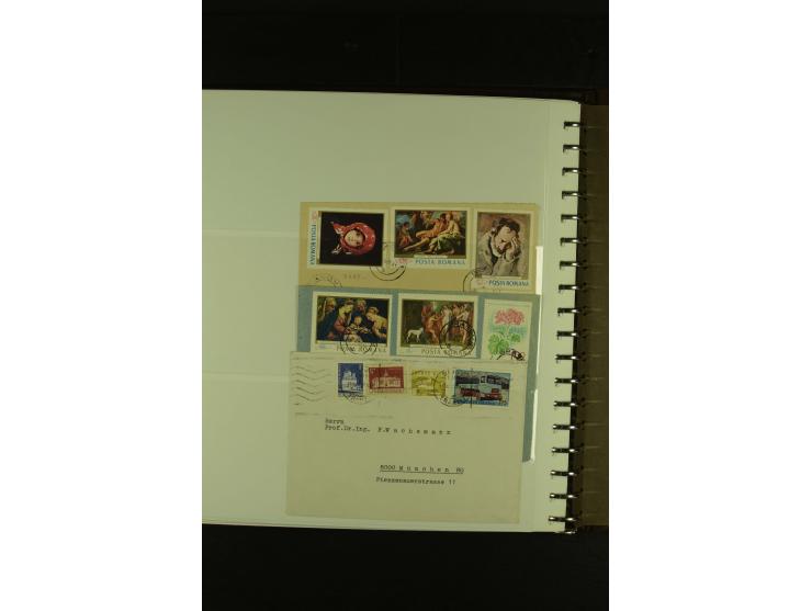 1858/1991, am Anfang meist ungebrauchte und gestempelte Sammlung mit Doubletten in 2 Alben, dabei Blockausgaben ab Nr. 1, pos