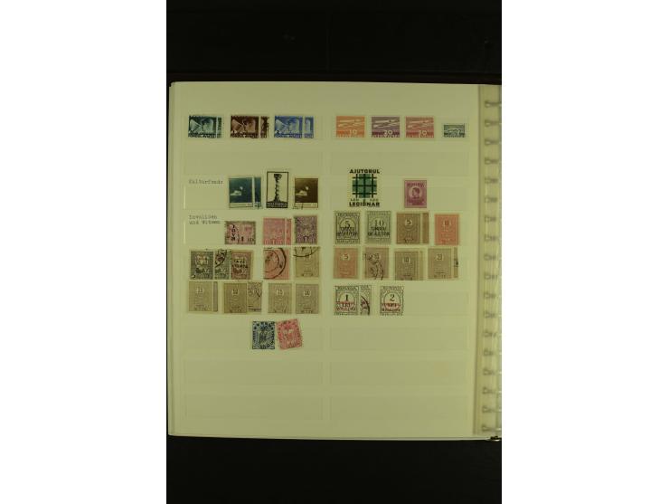 1858/1991, am Anfang meist ungebrauchte und gestempelte Sammlung mit Doubletten in 2 Alben, dabei Blockausgaben ab Nr. 1, pos