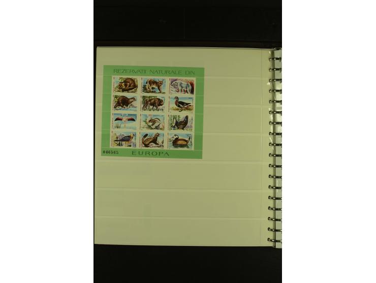 1858/1991, am Anfang meist ungebrauchte und gestempelte Sammlung mit Doubletten in 2 Alben, dabei Blockausgaben ab Nr. 1, pos
