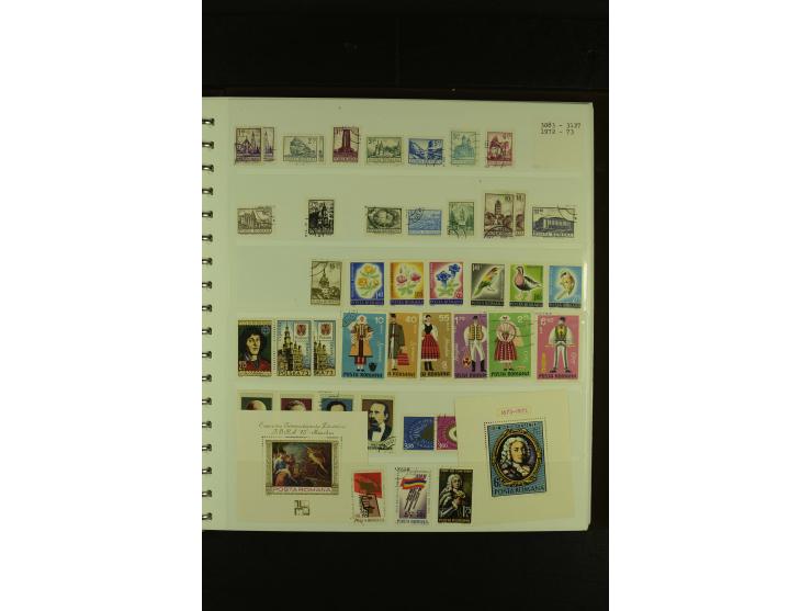 1858/1991, am Anfang meist ungebrauchte und gestempelte Sammlung mit Doubletten in 2 Alben, dabei Blockausgaben ab Nr. 1, pos
