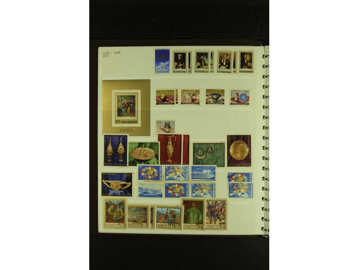 1858/1991, am Anfang meist ungebrauchte und gestempelte Sammlung mit Doubletten in 2 Alben, dabei Blockausgaben ab Nr. 1, pos