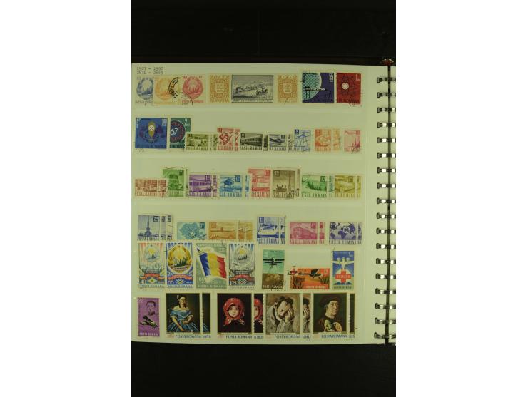 1858/1991, am Anfang meist ungebrauchte und gestempelte Sammlung mit Doubletten in 2 Alben, dabei Blockausgaben ab Nr. 1, pos
