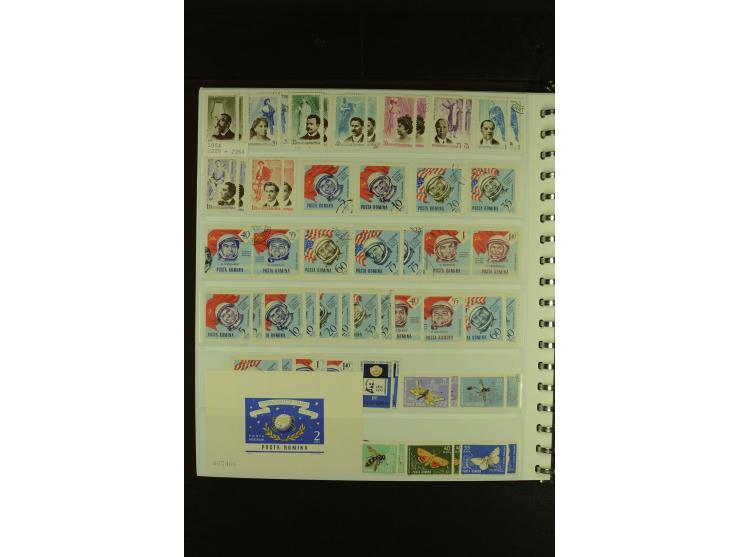 1858/1991, am Anfang meist ungebrauchte und gestempelte Sammlung mit Doubletten in 2 Alben, dabei Blockausgaben ab Nr. 1, pos