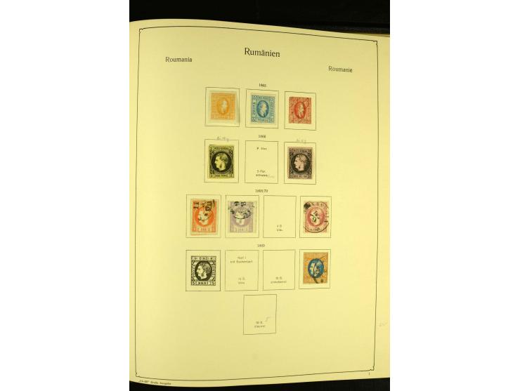 1865/1941, ungebrauchte und gestempelte Sammlung mit guten Werten und Sätzen